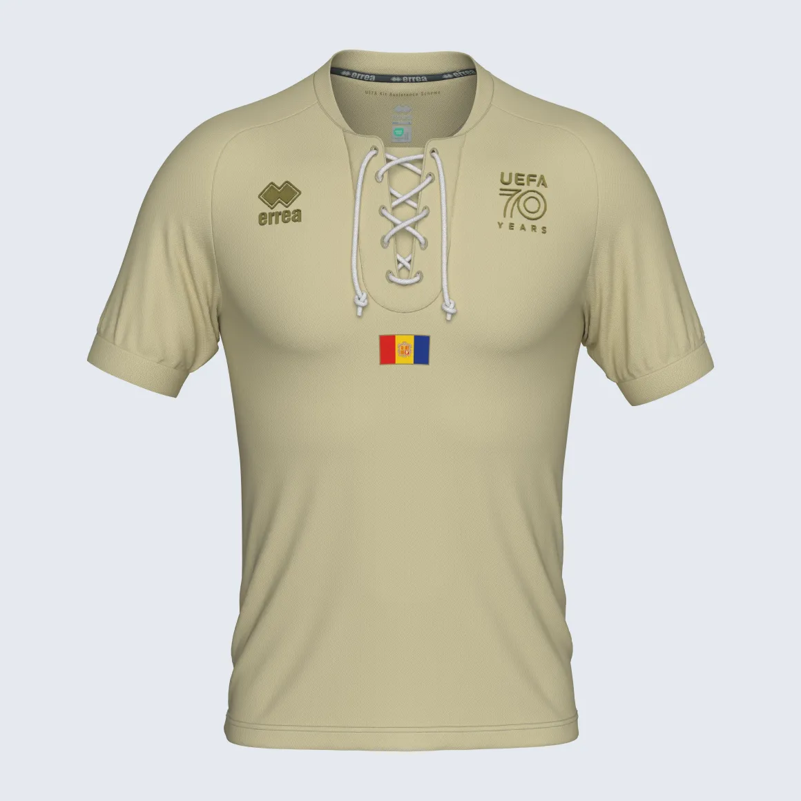 Maillot Andorre 70° UEFA