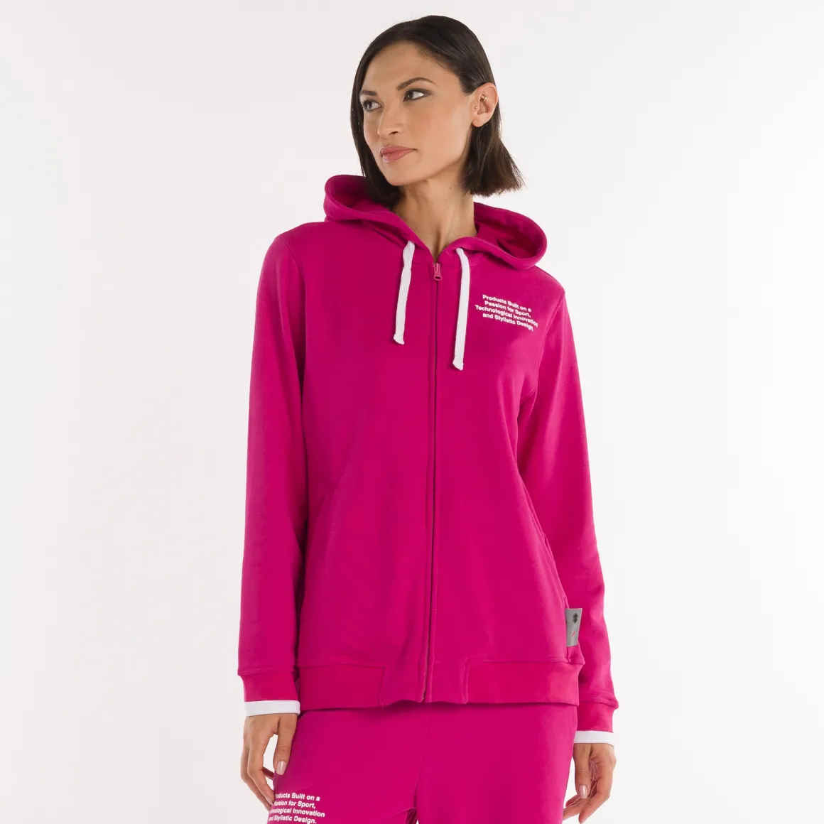 Sweat à capuche entièrement zippé pour femmes SS25