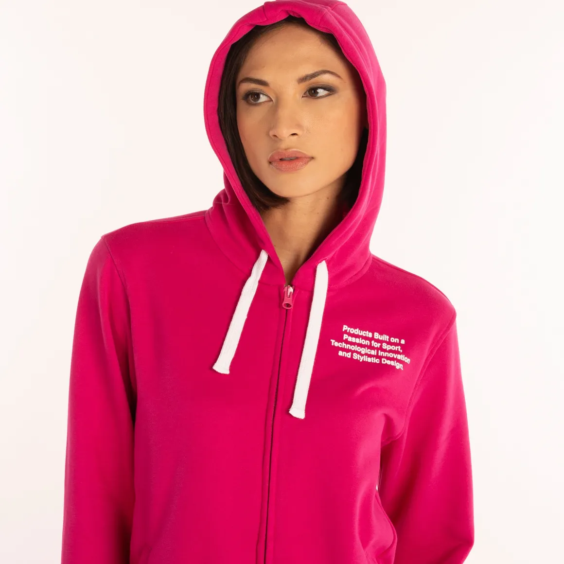 Sweat à capuche entièrement zippé pour femmes SS25