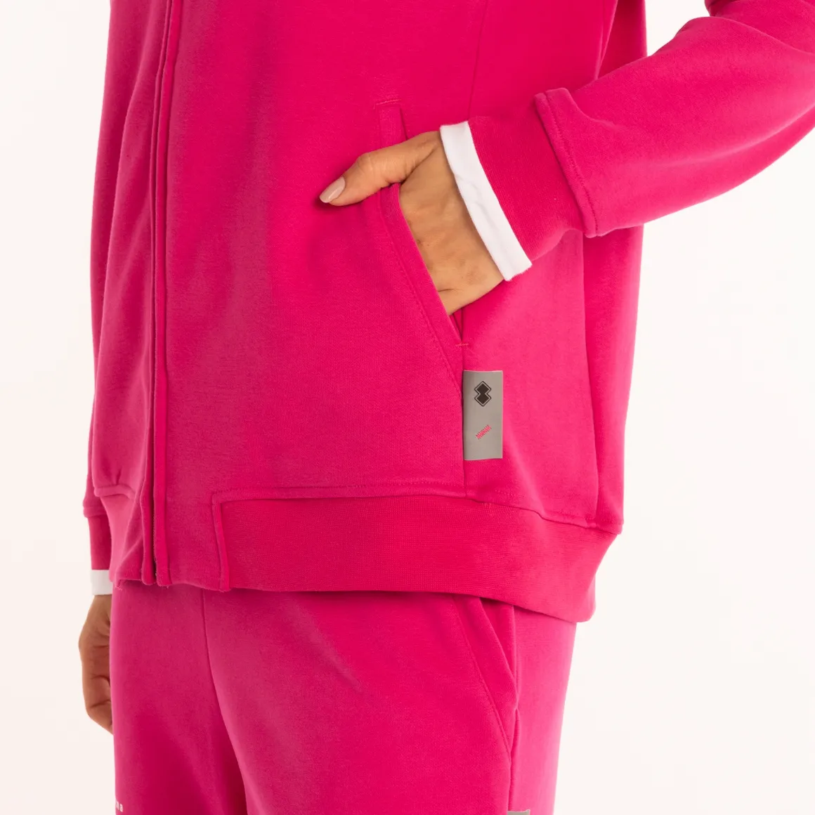 Sweat à capuche entièrement zippé pour femmes SS25
