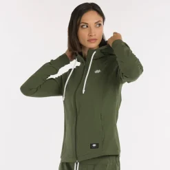 Sweat à capuche zippé pour femmes Essential SS25