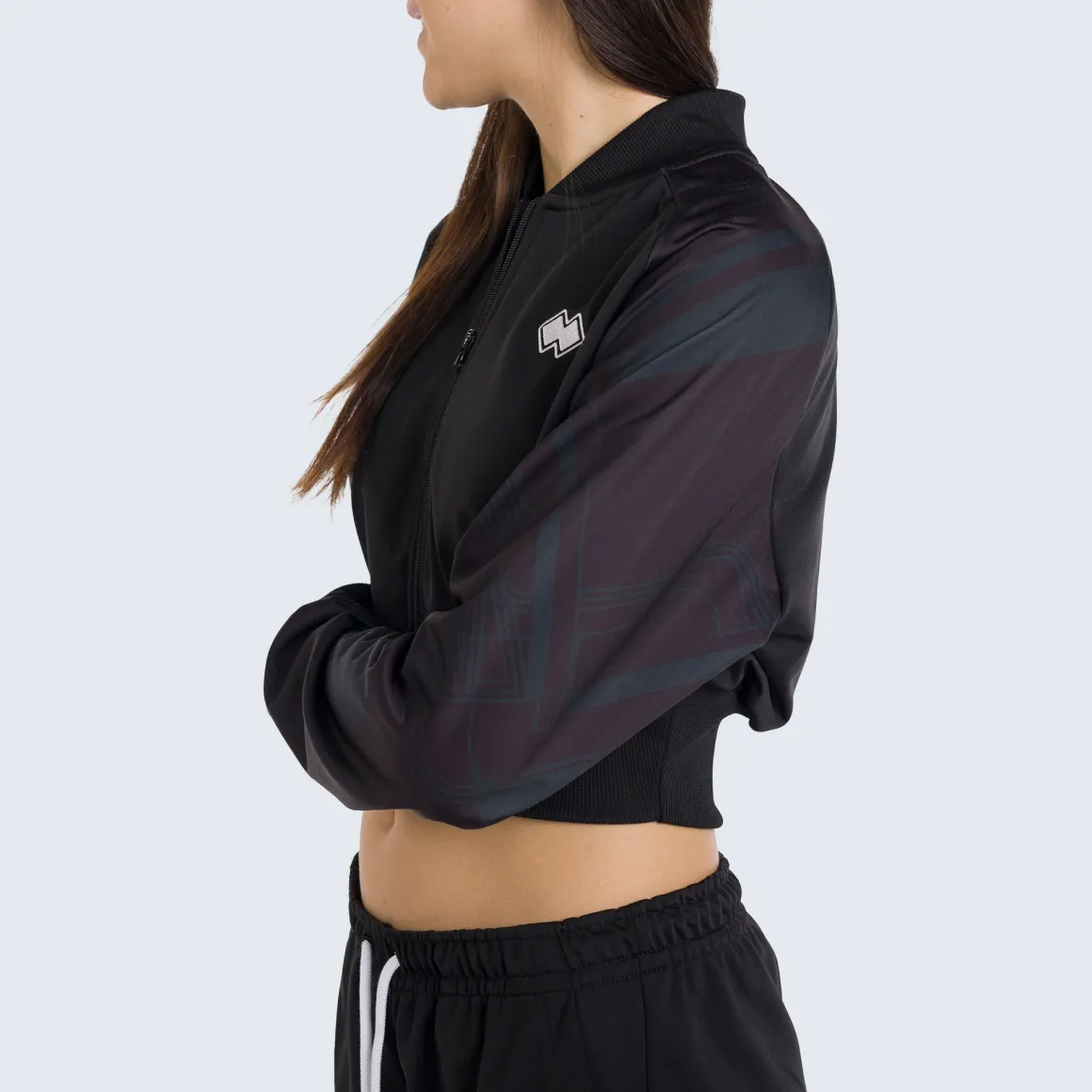 Sweat Crop Graphique Femme