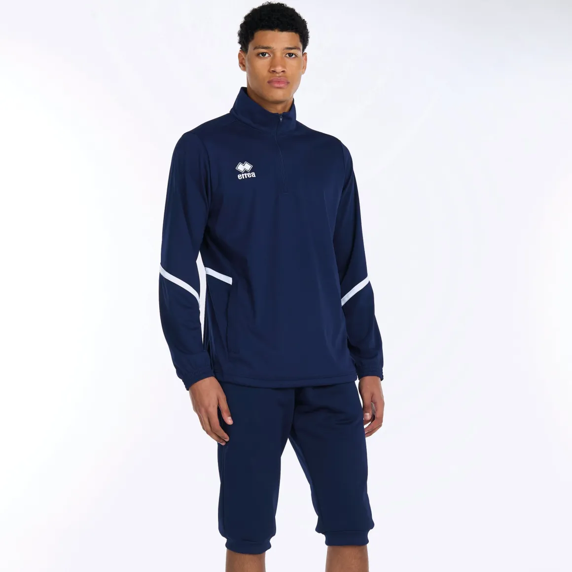 Sweat-shirt léger demi-zip Manfred