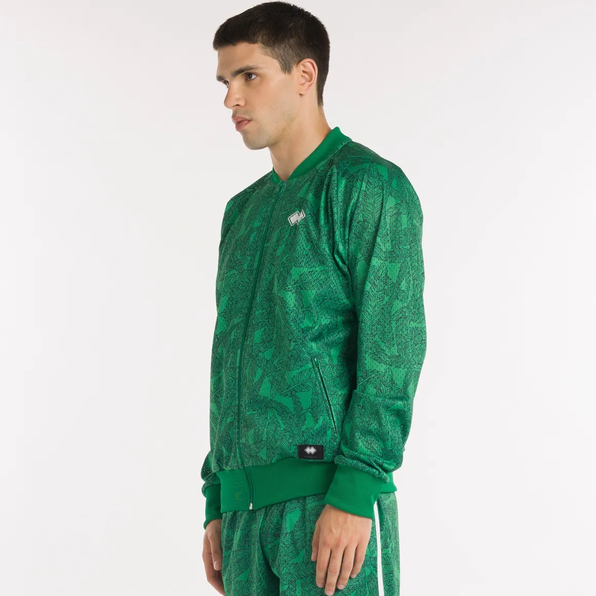 Veste bombardier en maille All Over