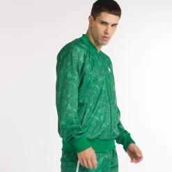Veste bombardier en maille All Over